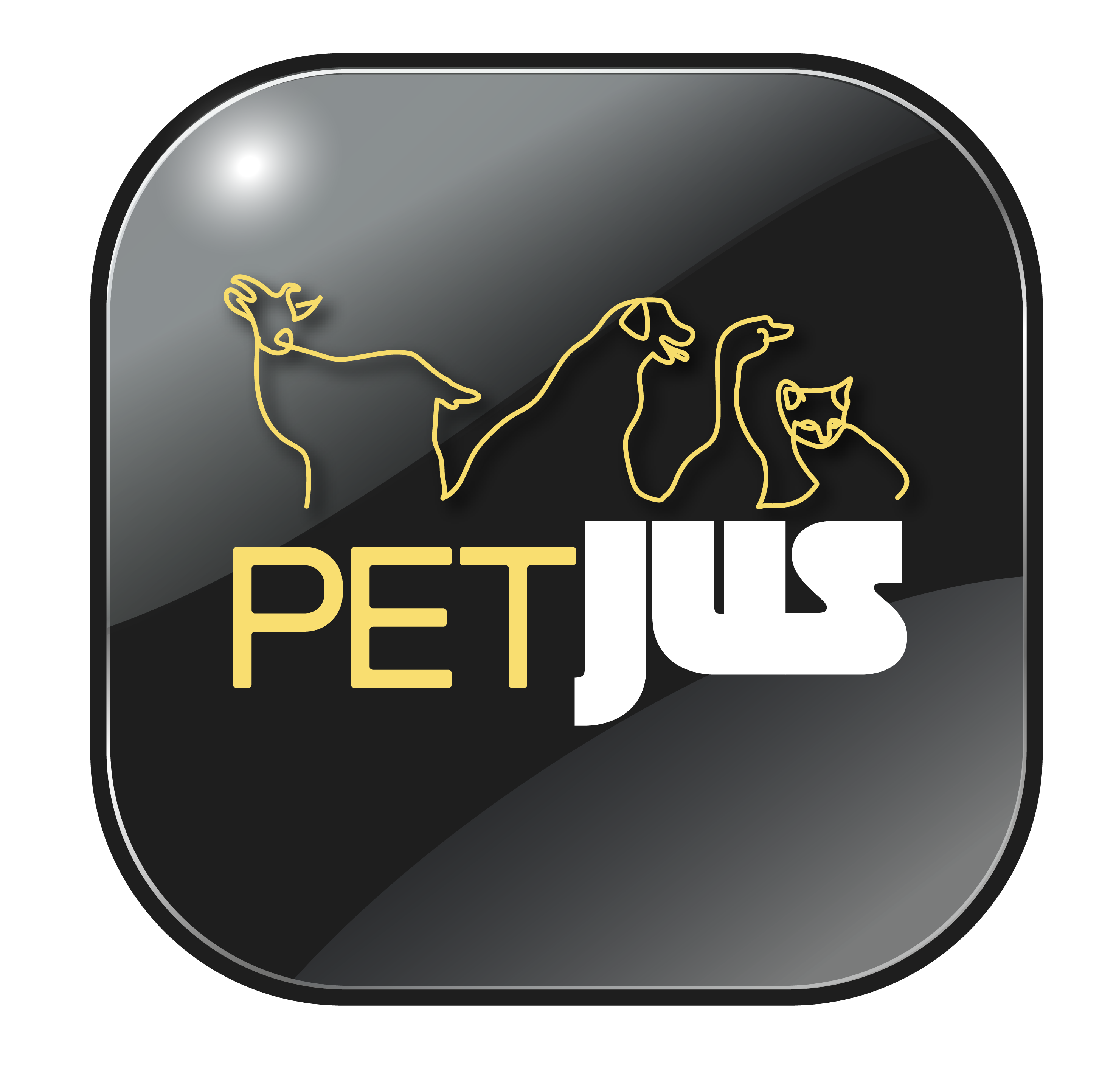 Logo PetJus - Sistema de gerenciamento veterinário